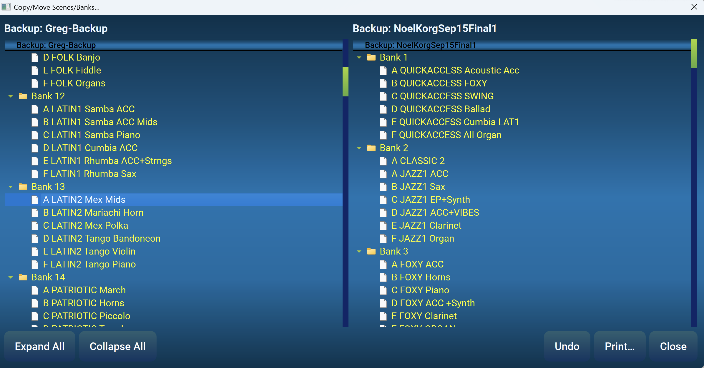 K-Configurator Dual Tree View